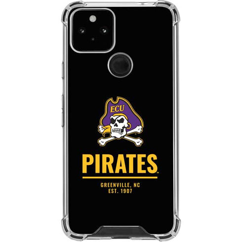 East Carolina University Pirates Greenville NC Google Pixel 5 Clear Case
